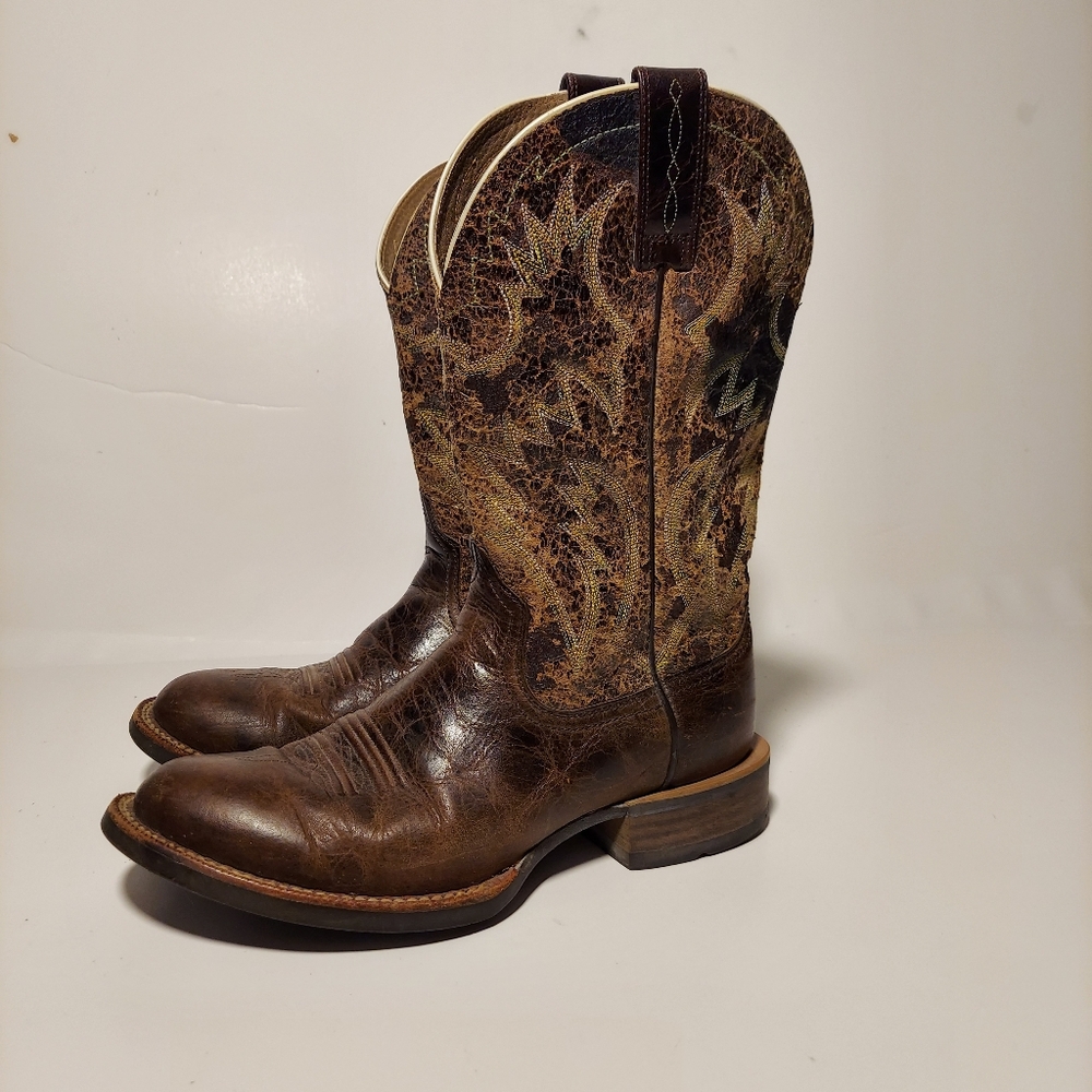 Ariat Brown Striker Quickdraw Roundtoe Cowboy Wes… - image 1